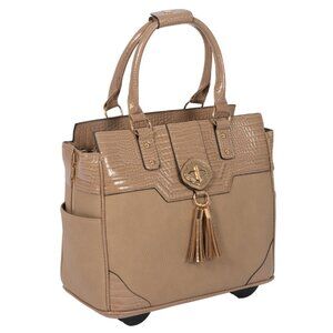 WINSDOR Rolling Laptop Bag for Women Tote Briefcase Travel or Overnight Bag